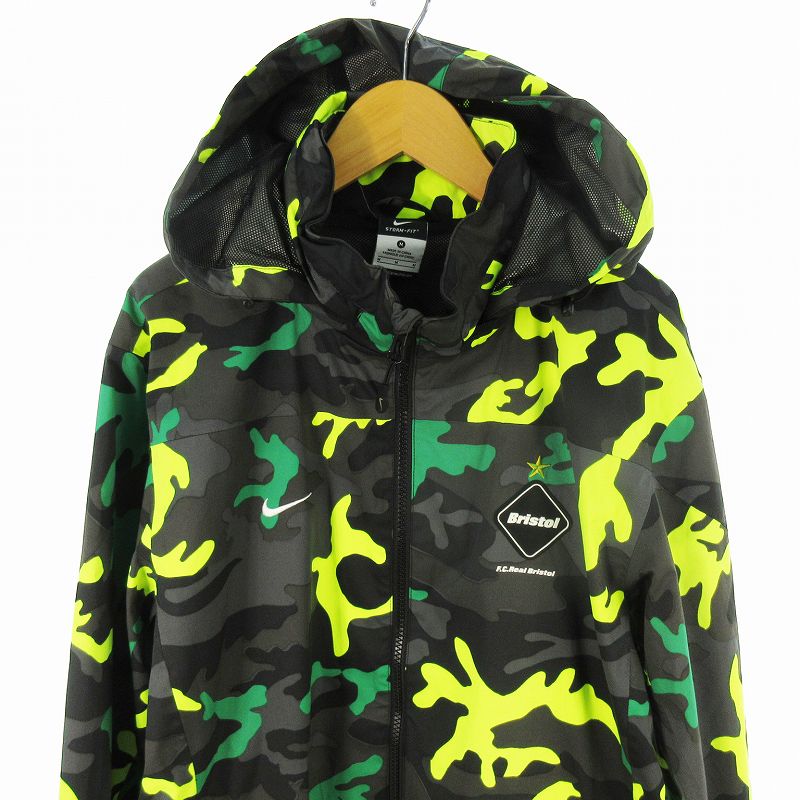 エフシーレアルブリストル ナイロンジャケット カモフラ ドッド 迷彩 S  