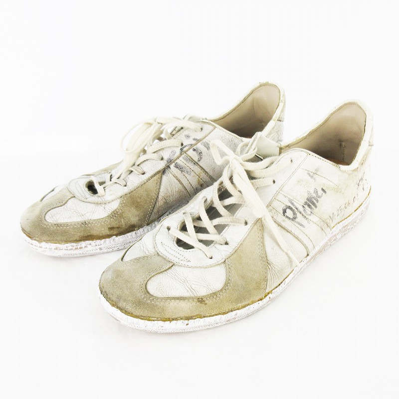 Maison Margiela 落書きジャーマントレーナー Maison Margiela Graffiti German trainer WHITE VINTAGE│Ambiance
