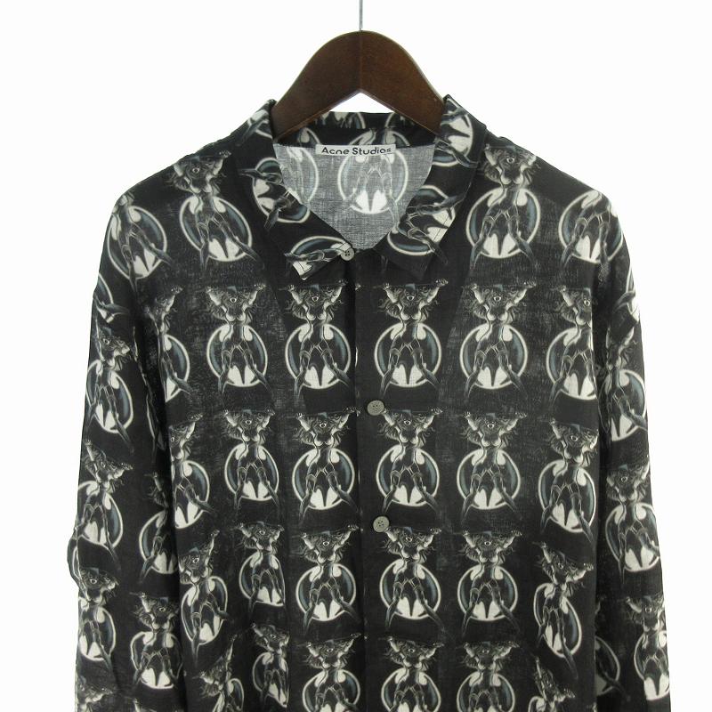 adoe　ACNE STUDIOS シャツ 定価55000円　美品　48 アクネ ストゥディオズ Acne Studios DC Comics シャツ 長袖 総