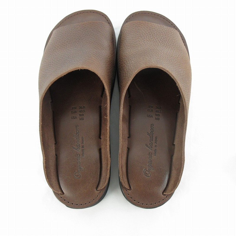 オーガニックハンドルーム] RICHT リヒト レザーサンダル オーガニック