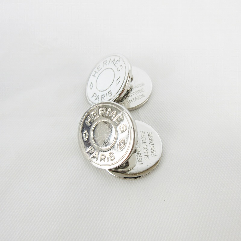 ❤お得なお品❤カフスボタン セリエシェル マットシルバー金具  エルメス 箱付き 楽天市場】エルメス セリエ カフス（カラーシルバー