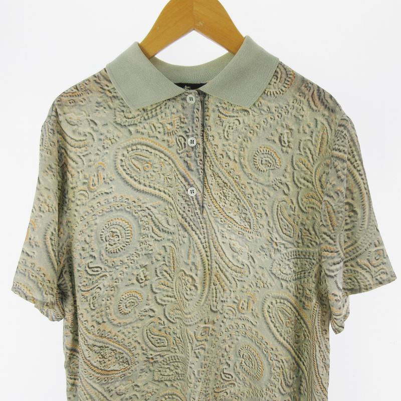 ETROペイズリー柄 半袖ポロシャツ ETRO フローラル ペイズリー ポロシャツ | ブルー | FARFETCH JP