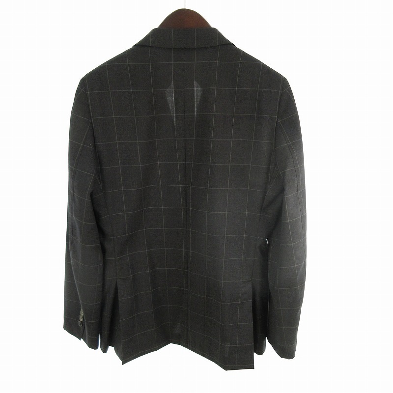 希少サイズ✨ボリオリ　テーラードジャケット　ドーバー　アンコン　チェック　3B 二子玉) BOGLIOLI ボリオリ DOVERドーヴァー チェックウール