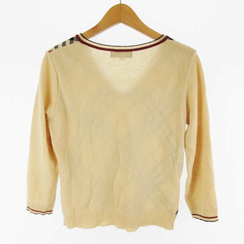 バーバリーロンドンブルーレーベル バーバリー BLUE LABEL Vネック