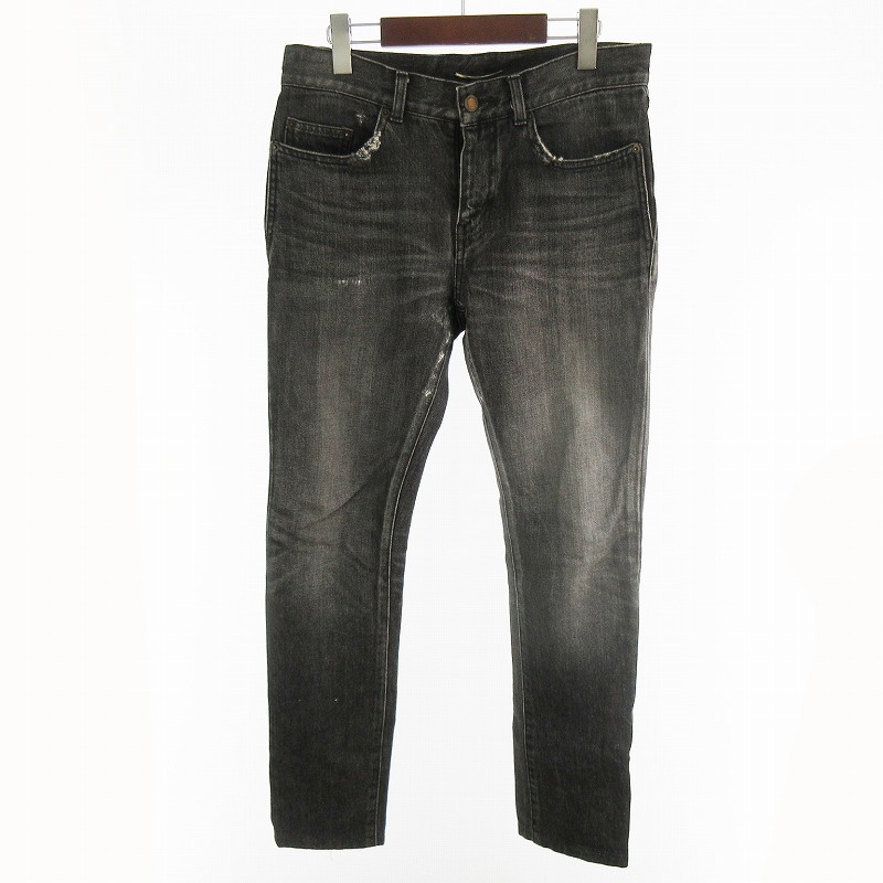 サンローランパリ ヴァカレロ期 D02 M/SK-LW スキニー デニムパンツ サンローラン パリ SAINT LAURENT PARIS ヴァカレロ期 スキニー デニム