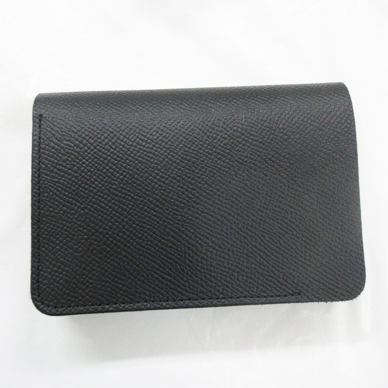 forme レザー二つ折り財布 黒 【公式通販】