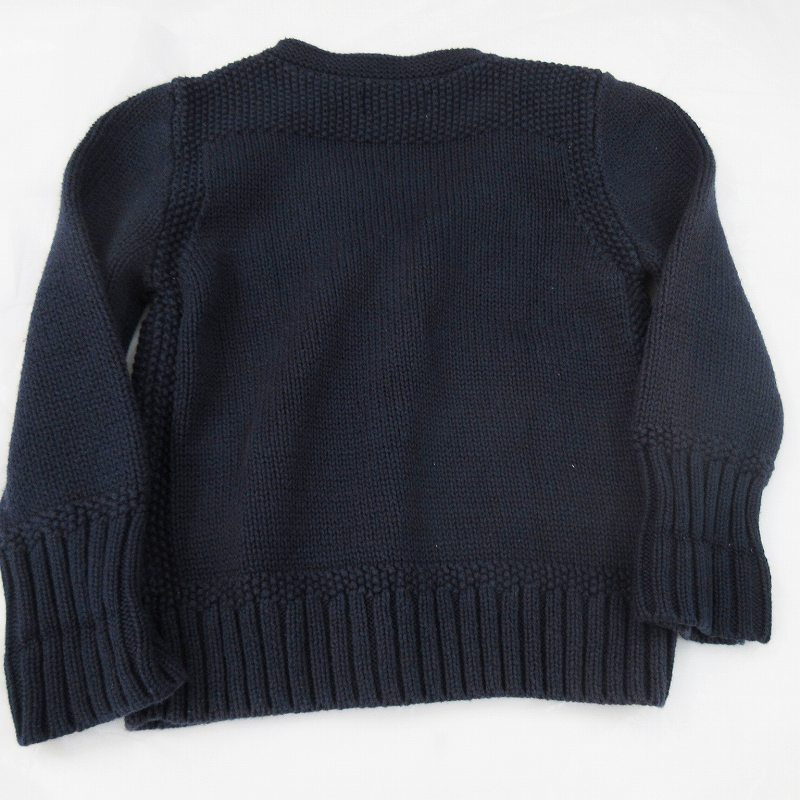 ラルフローレン RALPH LAUREN カーディガン ケーブルニット 長袖 紺