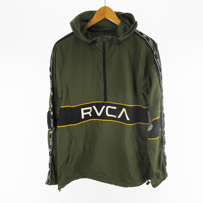 【新品】RVCA ダークグリーン ウィンドブレーカー Ｌサイズ 新品】RVCA ダークグリーン ウィンドブレーカー Lサイズ 楽天市場