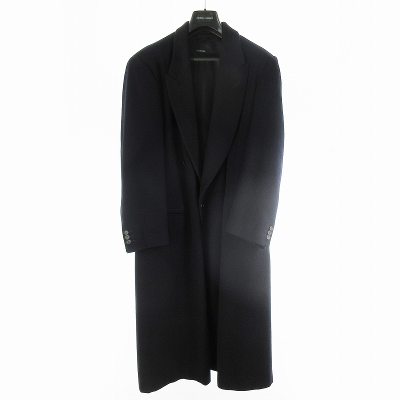 ジョルジオアルマーニ GIORGIO ARMANI カシミヤ100％ チェスターコート