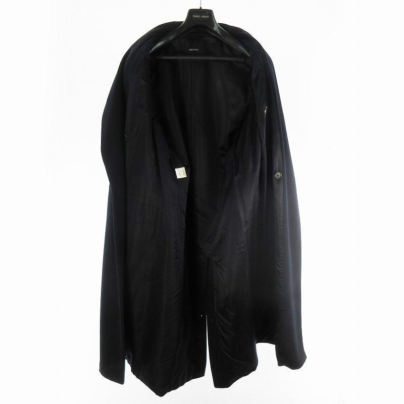 Giorgio Armani ネイビー チェスターコート ARMANI EXCHANGE（アルマーニエクスチェンジ）の「【A|Xアルマーニ