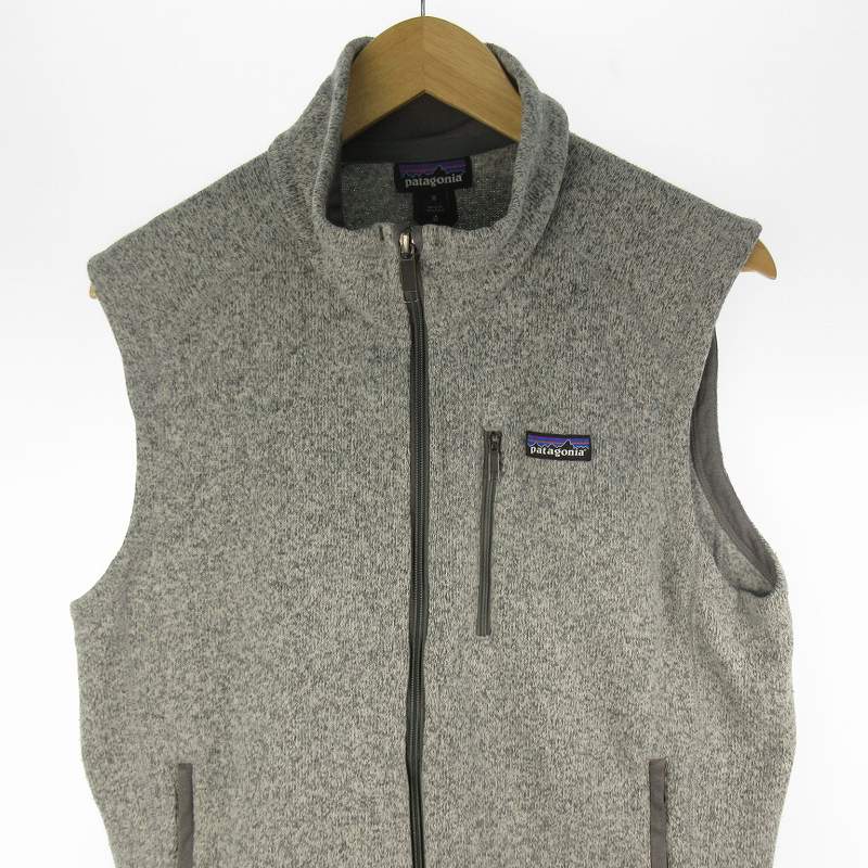Patagonia グレー ジップアップベスト patagonia フリースジップアップベスト グレー パタゴニア patagonia
