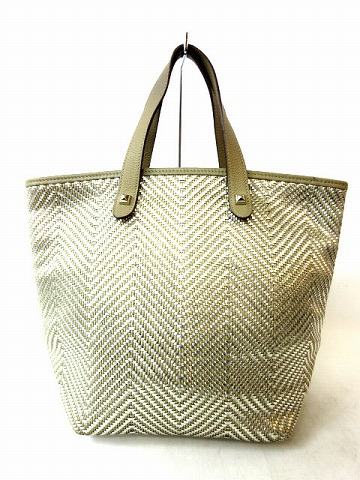 エルメス HERMES チェンナイ PM トートバッグ ハンドバッグ 編み込み 