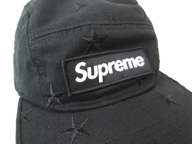 シュプリーム SUPREME 13AW Stars Camp Cap ジェットキャップ 帽子 