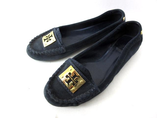 トリーバーチ TORY BURCH フラットシューズ ローファー スエード 