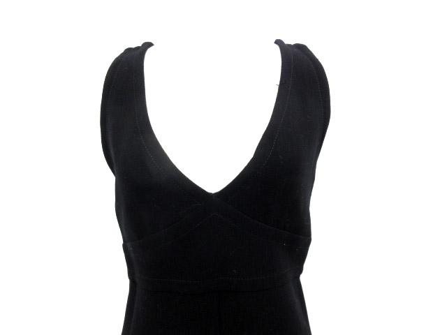 PRADA ノースリーブワンピース　ブラック40 プラダ PRADA ノースリーブワンピース 黒 ブラック 40