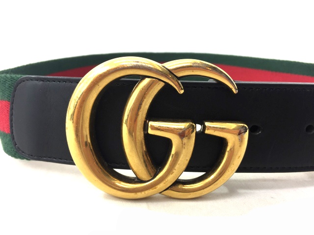 グッチ GUCCI ベルト ダブルGバックル レザー 409416 HE21T 85・34 