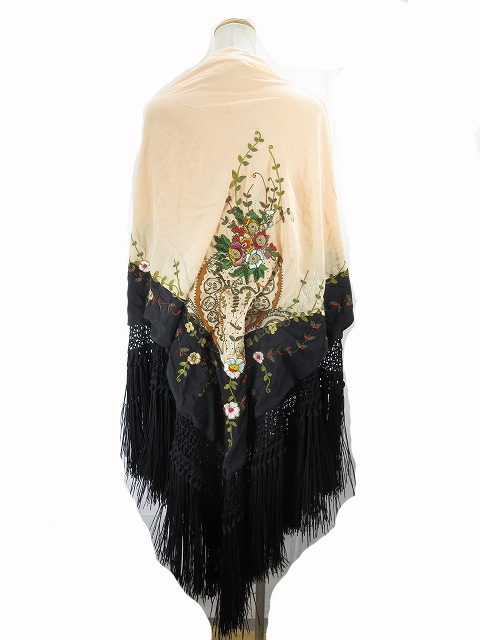 ドルチェ&ガッバーナ ドルガバ DOLCE&GABBANA ポンチョ マント 花柄