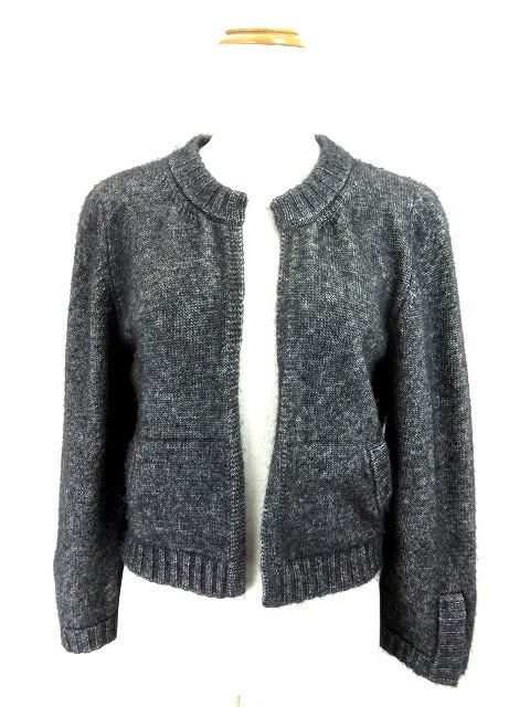 CHANEL ダークグレー カーディガン CHANEL ダークグレー カーディガン