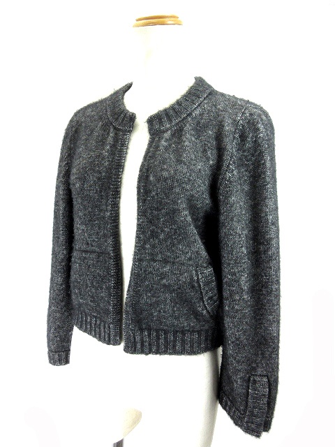 シャネル CHANEL カーディガン 背中ココマーク カシミヤ シルク