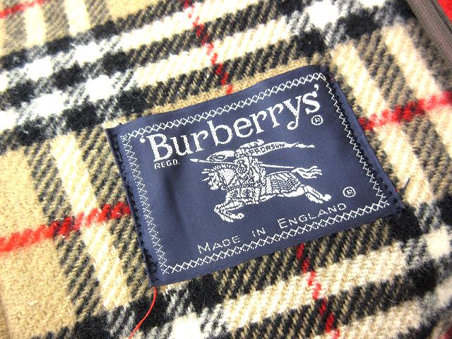 BURBERRYS’ バーバリーズ ダッフルコート ノバチェック ウール100%英国製 バーバリーズ ノバチェック スペシャリティ