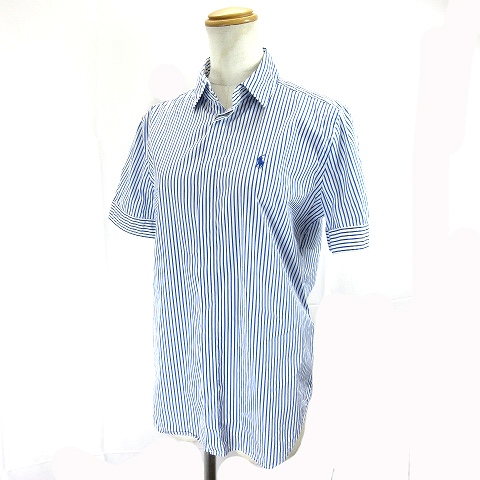 ラルフローレン RALPH LAUREN シャツ 半袖 ストライプ ポニー刺繍  
