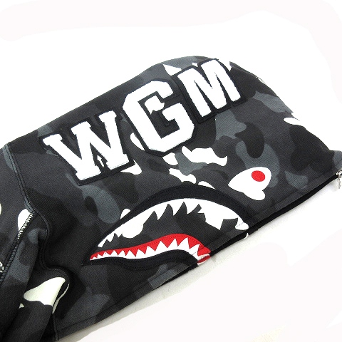 アベイシングエイプ A BATHING APE シャークパーカー city camo