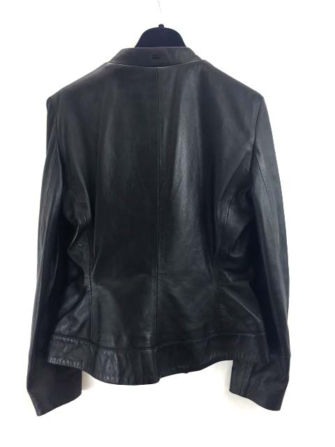 アルマーニジーンズ黒 レザージャケット 00's ファッション ARMANI JEANSアルマーニジーンズ ライダース