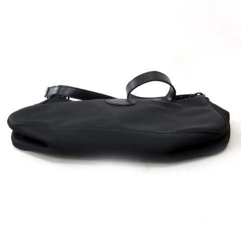 美品　希少デザイン　ロンシャン　ワンショルダーバッグ　ナイロン　黒　ブラック Longchamp ロンシャン ワンショルダー ショルダーバッグ