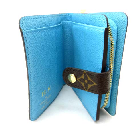 ルイヴィトン LOUIS VUITTON 希少 二つ折り財布 コンパクトジップ 