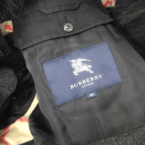 バーバリー ロンドン BURBERRY LONDON トレンチコート フォックスファー ライナー付き ノバチェック 黒 ブラック 38 国内正規 レディース バーバリー ロンドン BURBERRY LONDON トレンチコート フォックスファー ライナー付き ノバチェック 黒 ブラック 38 国内正規 レディース
