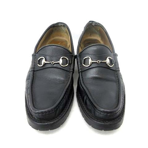 グッチ GUCCI ホースビットローファー シューズ レザー