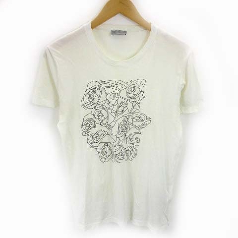 ディオールオム Dior HOMME Tシャツ カットソー 半袖 プリント 