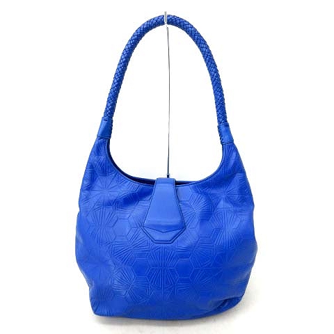 ブルガリ BVLGARI ワンショルダーバッグ ハンドバッグ レザー シルバー 