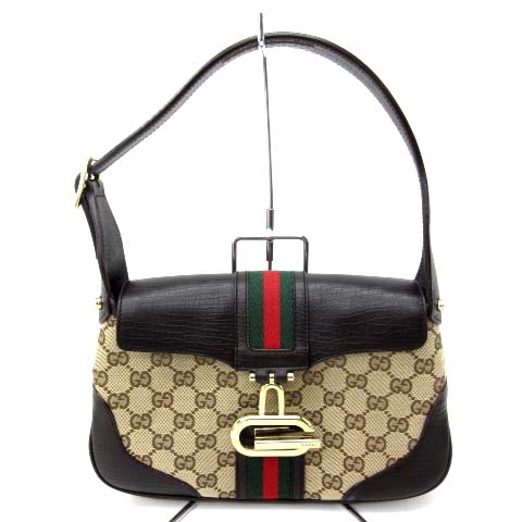 大人気の グッチ GUCCI 美品 ショルダーバッグ モノグラム シェリー バッグ