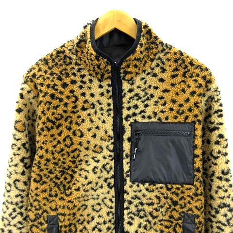 シュプリーム SUPREME 17AW leopard Fleece Reversible Jacket  
