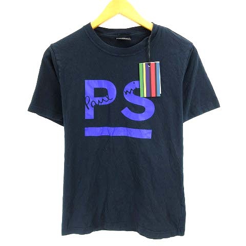 未使用品 ポールスミス PAUL SMITH PSロゴプリントTシャツ カットソー