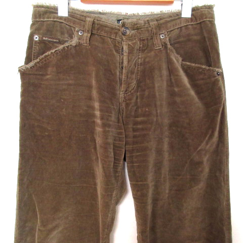 ディー&ジー ドルガバ ドルチェ&ガッバーナ D&G ベロア パンツ カット