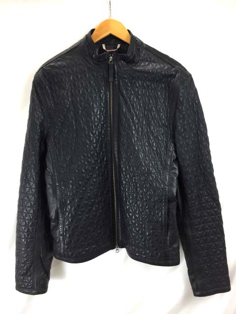アルマーニ ジーンズ ARMANI JEANS レザージャケット シングル 
