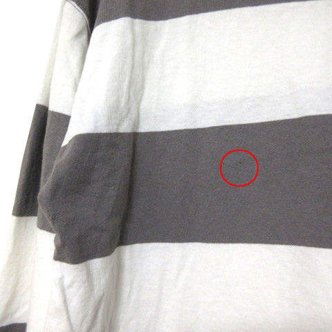グッドイナフ GOODENOUGH Tシャツ ロンT カットソー 長袖 太ボーダー 