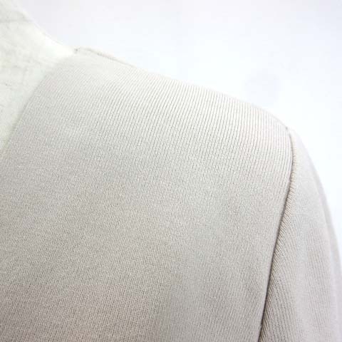 フォクシー FOXEY スクエアカーディガン ボレロ 七分袖 ミルクティ  