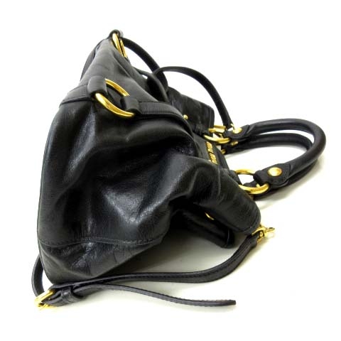 ミュウミュウ miumiu 2WAYショルダーバッグ トートバッグ RN0685 NERO 