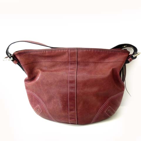 コーチ COACH 8A03 ショルダーバッグ ソーホー レザー ボルドー