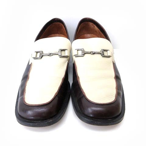 グッチ GUCCI ホースビットローファー レザー イタリア製 バイカラー 