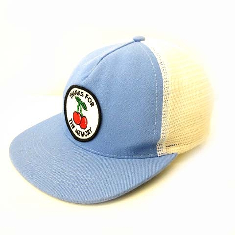 シュプリーム Supreme 10ss メッシュキャップ 帽子 さくらんぼ チェリーワッペン 青 ブルー 白 ホワイト Sss7 メンズ 122 ベクトルパーク