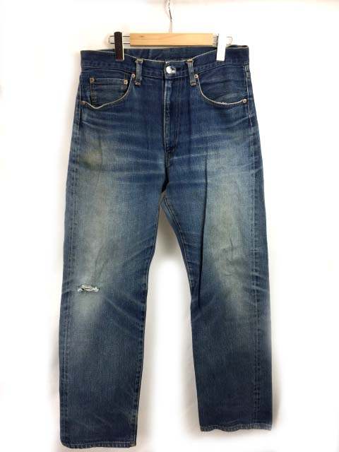 グッドイナフ GOODENOUGH デニムパンツ ジーンズ ストレート ダメージ  