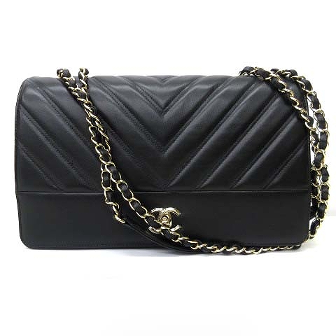 未使用品 シャネル CHANEL 19年 マトラッセ チェーンショルダーバッグ 