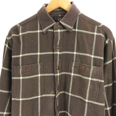 90s RRL ダブルアールエル　三ツ星タグ  チェック　ネルシャツ　初期 希少 ラルフローレン 初期タグ ダブルアールエル（RRL）3つ星