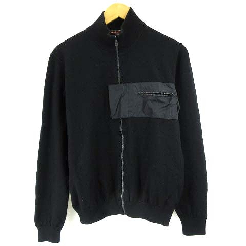 プラダスポーツ PRADA SPORT セーター ニットブルゾン ジャケット 胸 