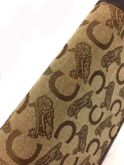 セリーヌ CELINE ショルダーバッグ サルキーC馬車柄 ブラウン