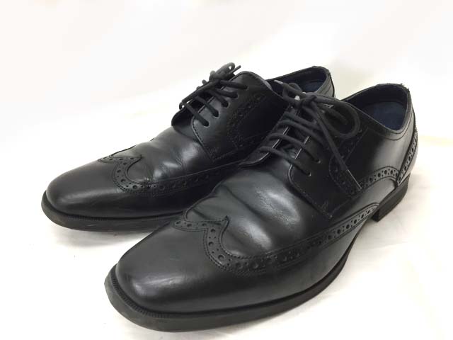 コールハーン Cole Haan ビジネスシューズ ワークシューズ ウイングチップ ブローグ 7 1 2 27 5 黒 ブラック メンズ 122 ベクトルパーク